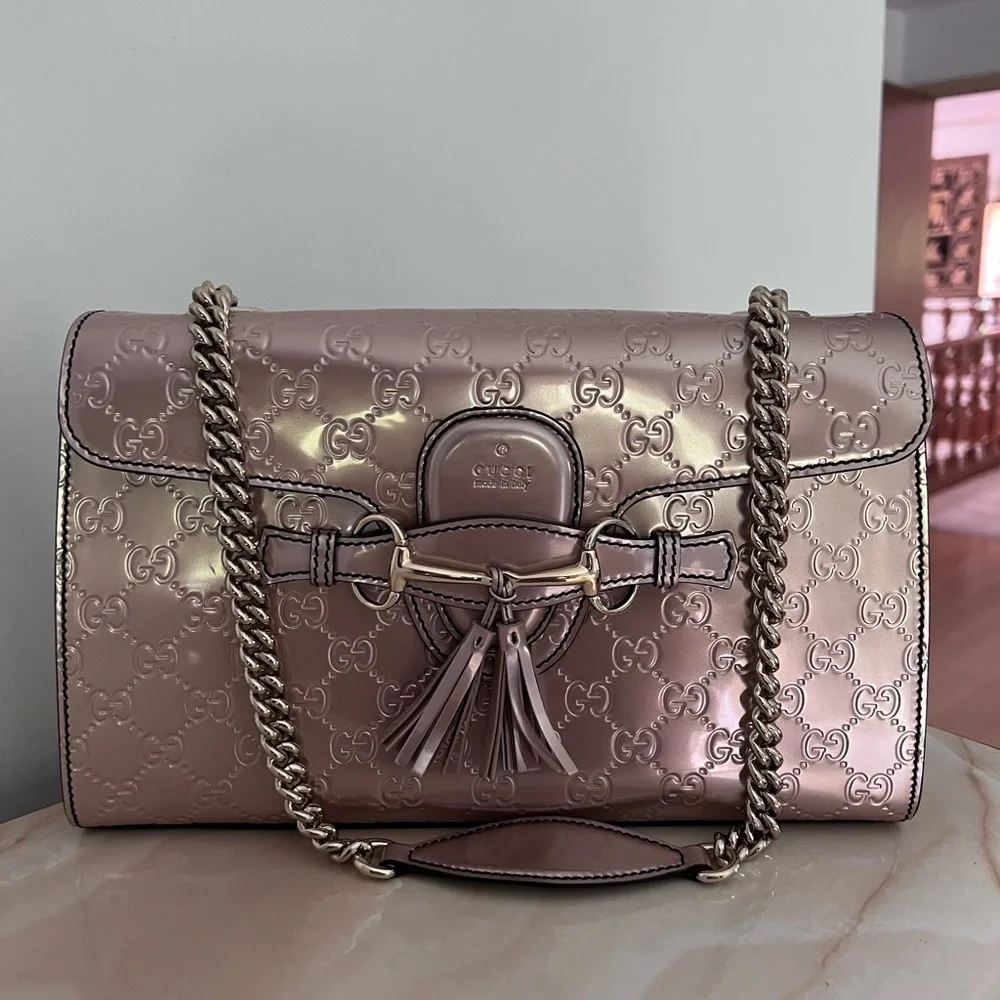 Gucci Emily Chain 295402 Gg Shine
